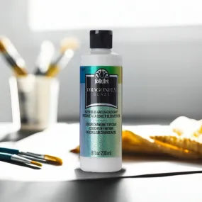 FolkArt® Dragonfly Glaze™ Blue-Green-Gold Color Changing Top Coat