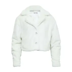 Knit Works Little & Big Girls Faux Fur Midweight Coat