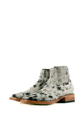 Men's Cowhide Square Toe Ankle Boot Size 9 Box GM70